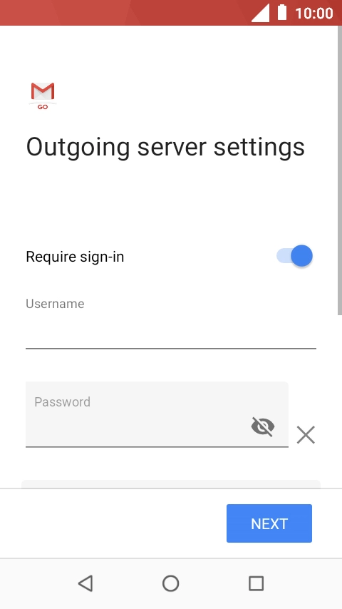 Press the indicator next to 'Require sign-in' to turn on the function.
