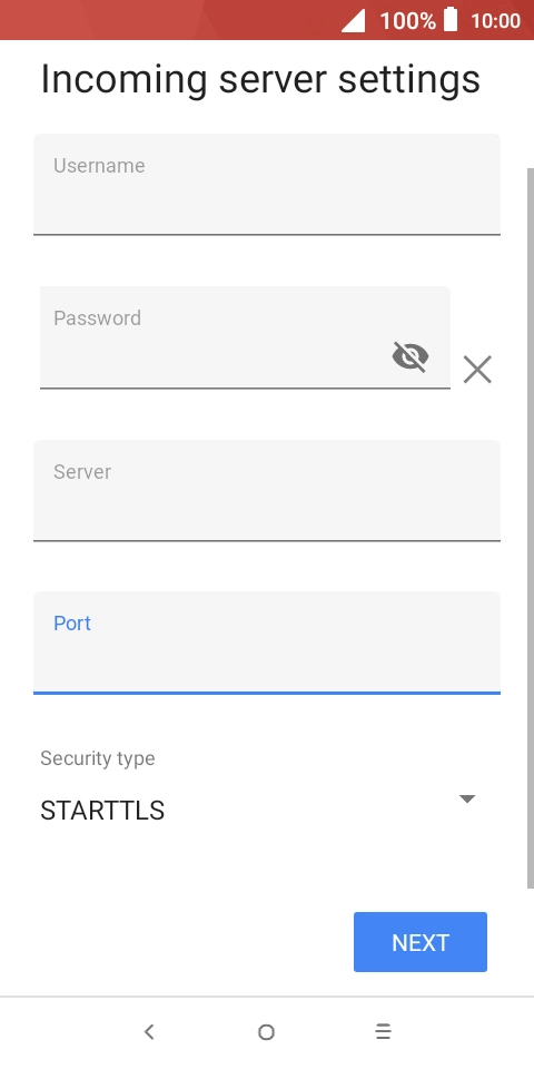 Press the drop down list below 'Security type'.