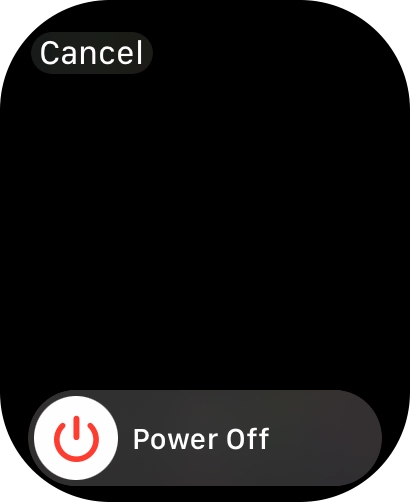 Press and drag the power off icon right.