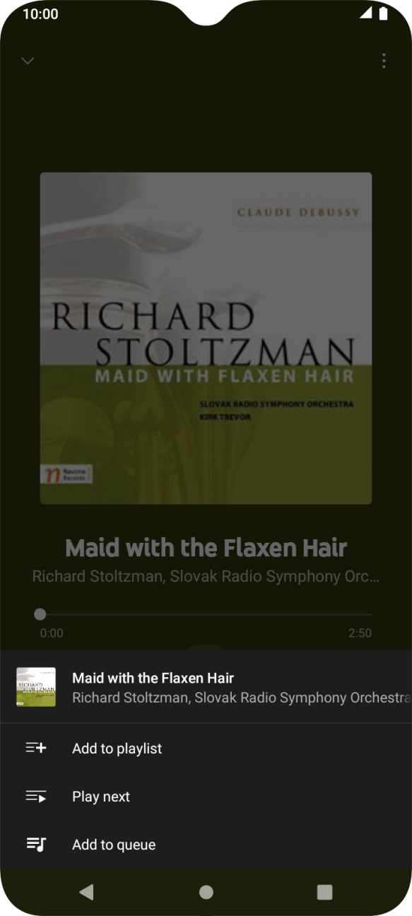 Press Add to playlist.