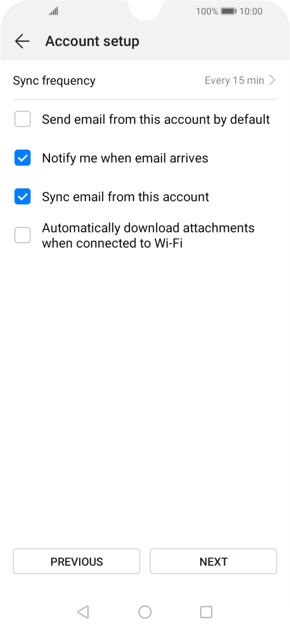 Press Sync frequency. Press Sync frequency.
