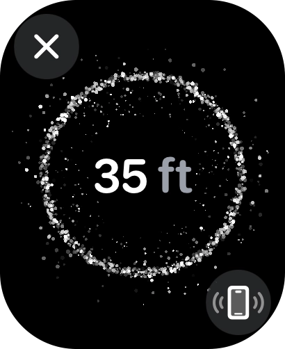 Follow the instructions on the screen to find your phone.