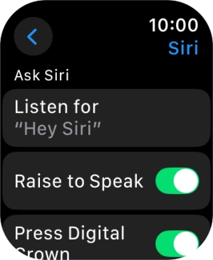 Press Listen for.
