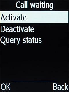 Select Activate to turn on the function.