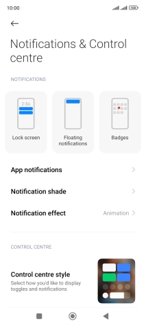 Press App notifications.