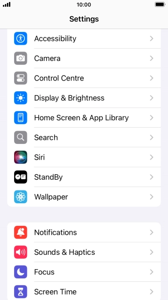 Press Display & Brightness.