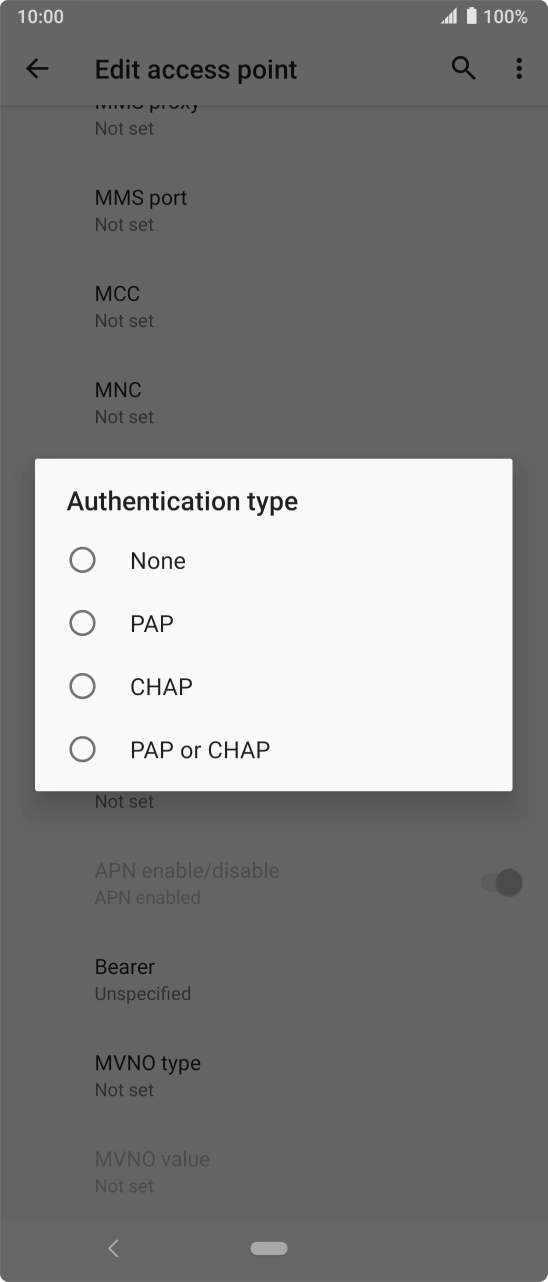 Press PAP. Press PAP.