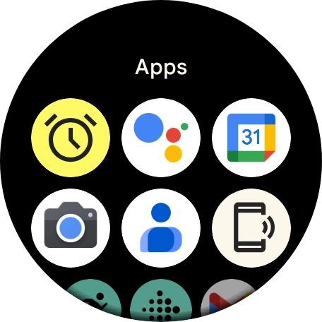 Press the contact icon.