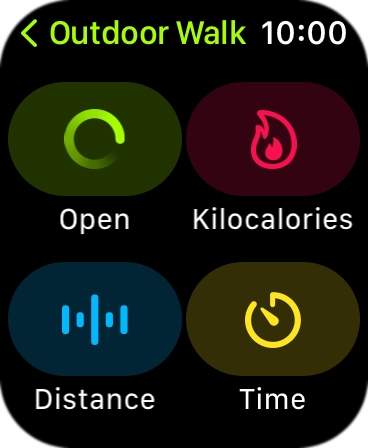 Press the Digital Crown several times to return to the main menu.