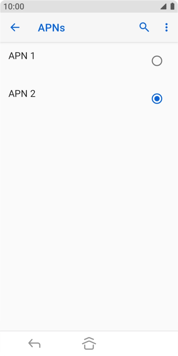Press the Home key to return to the home screen.