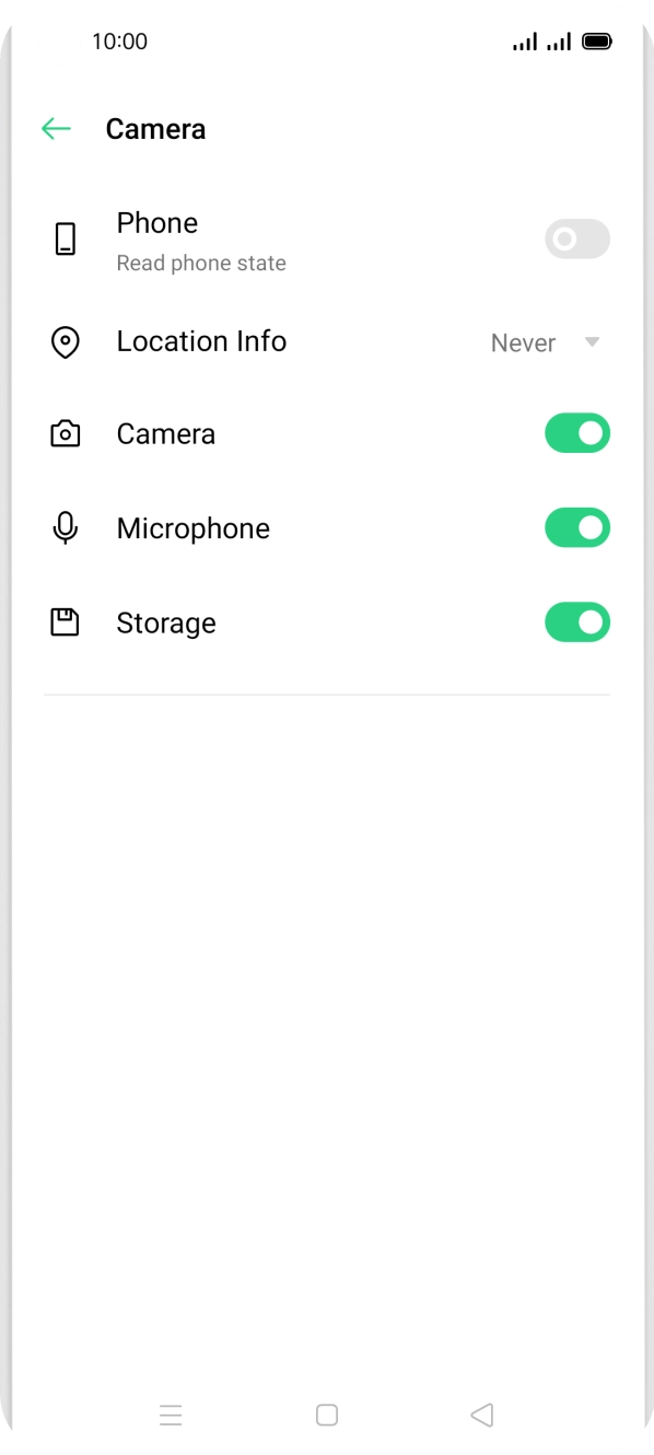 Press the drop down list next to 'Location Info'. Press the drop down list next to 'Location Info'.