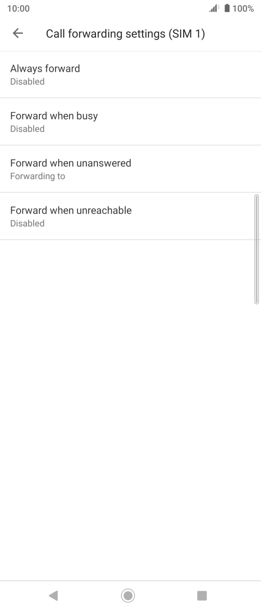 Press the Home key to return to the home screen.