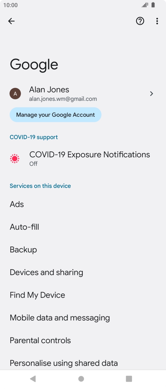 Press Find My Device. Press Find My Device.
