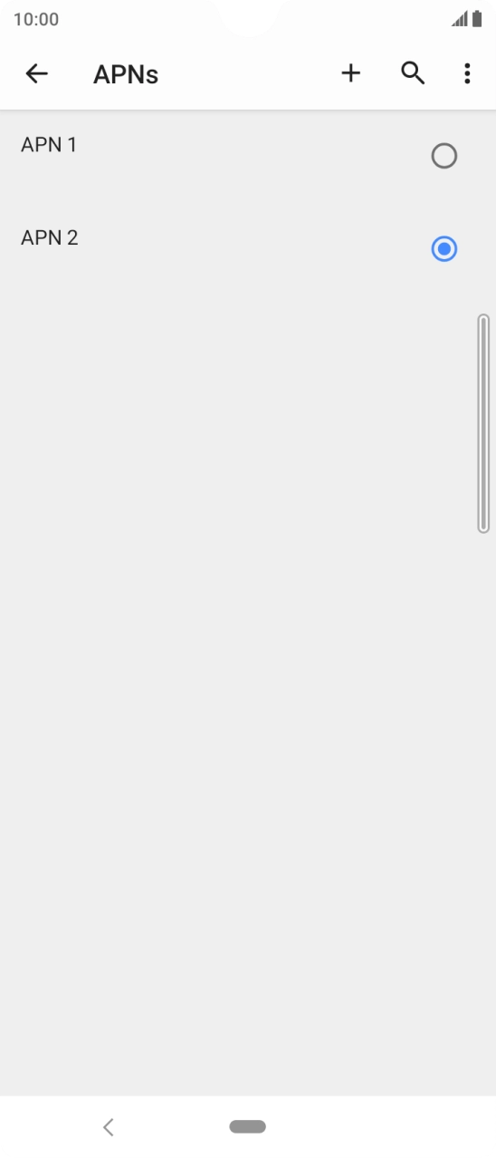 Press the Home key to return to the home screen.
