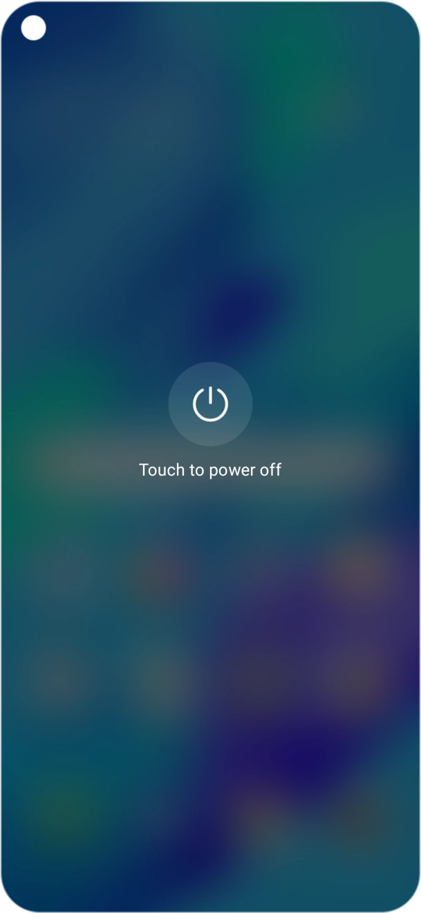 Press Touch to power off.