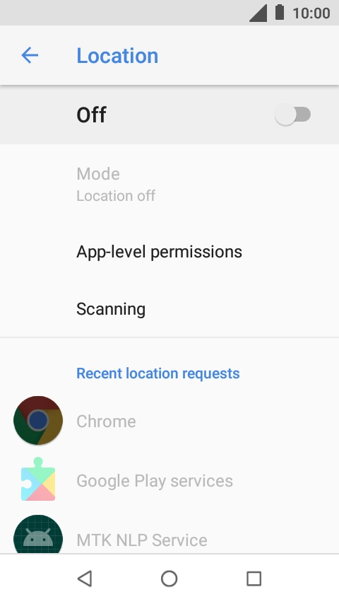Press the indicator to turn the function on or off. Press the indicator to turn the function on or off.