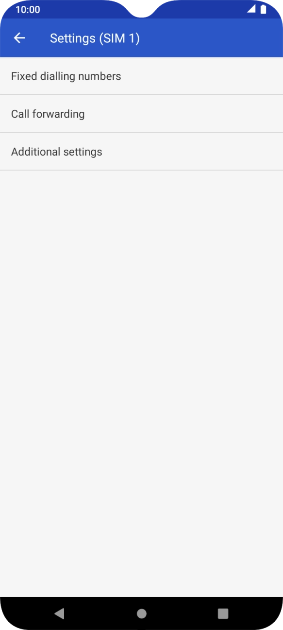 Press Additional settings.