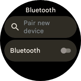 Press the indicator next to 'Bluetooth' to turn on the function.