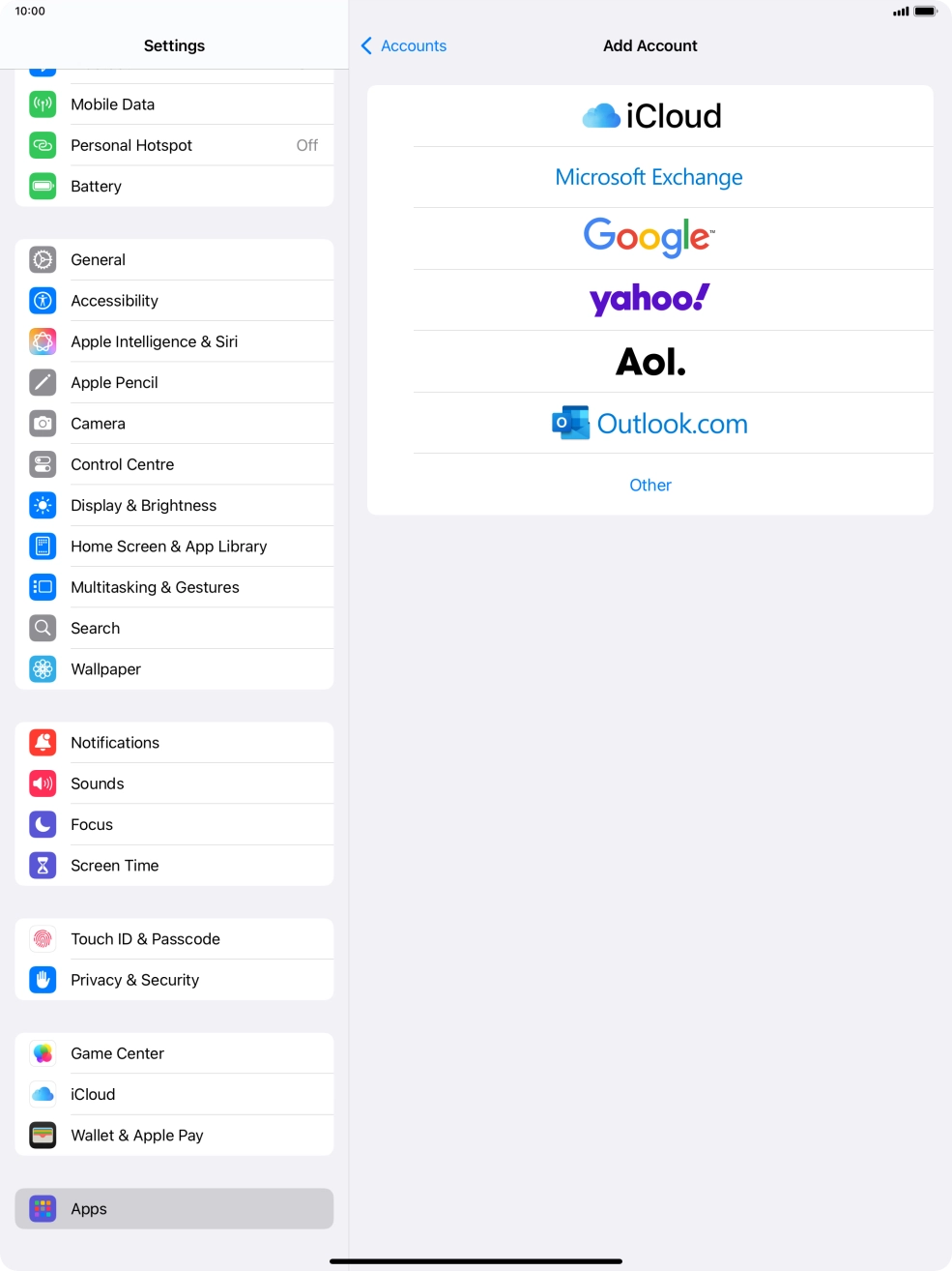 Press Other. Press Other.