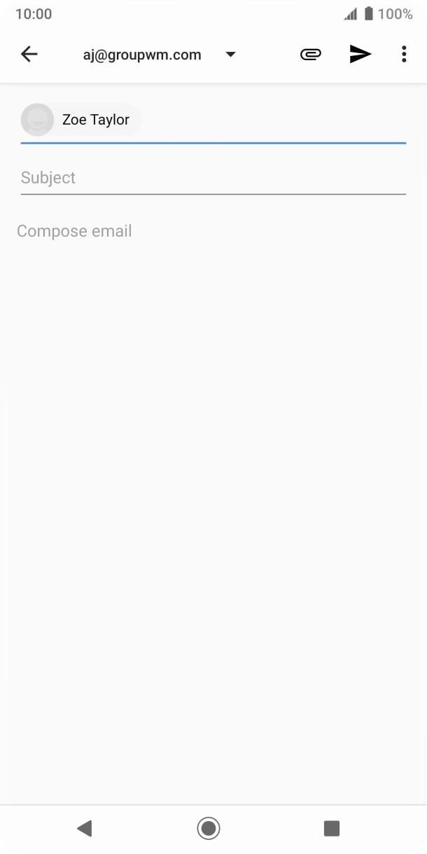 Press Subject and key in the required subject.