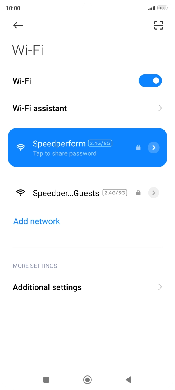 Press the Home key to return to the home screen.