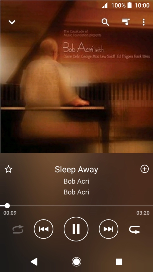 Press arrow right to go to the next audio file.
