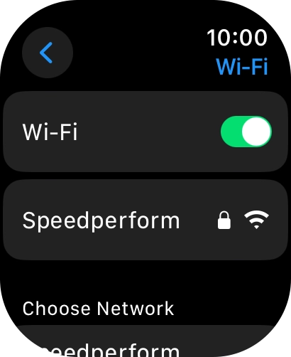 Press the Digital Crown twice to return to the home screen.