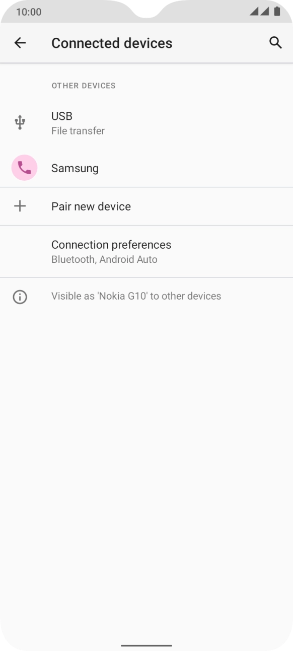 Slide your finger upwards starting from the bottom of the screen to return to the home screen.