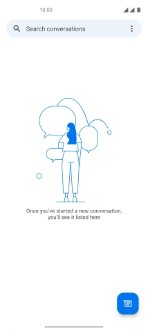 Press the new message icon.