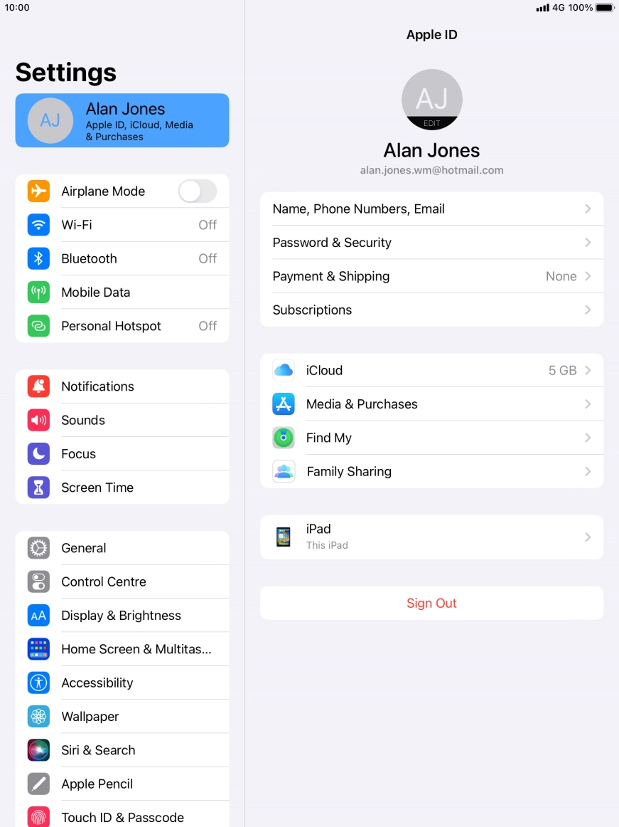 Press the Home key to return to the home screen.