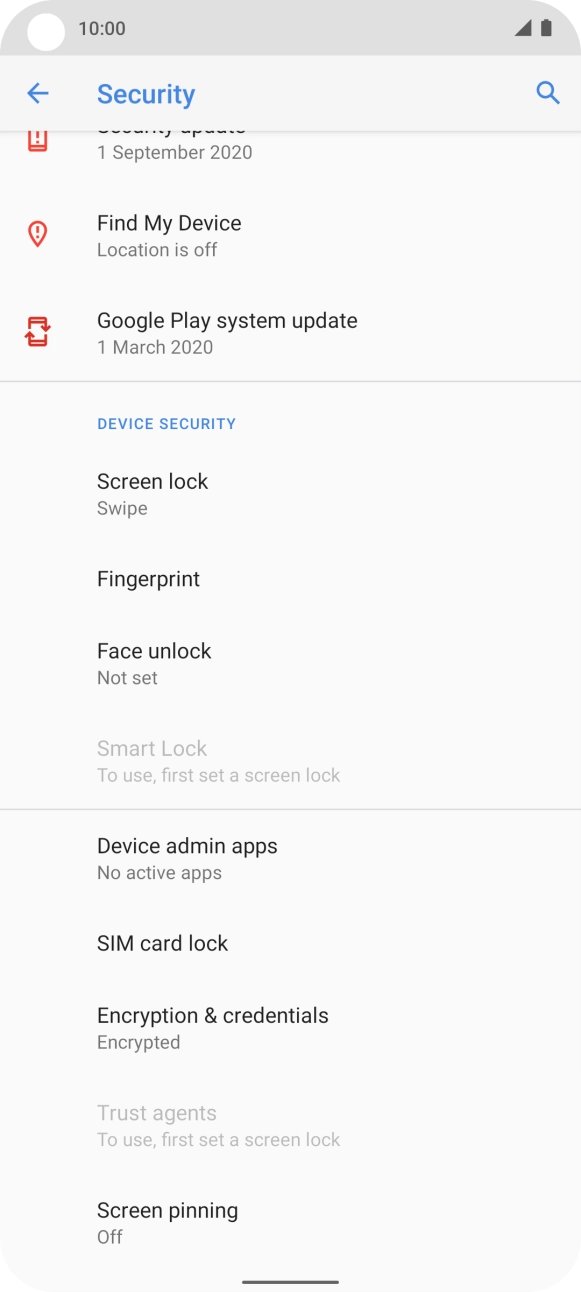 Press SIM card lock.