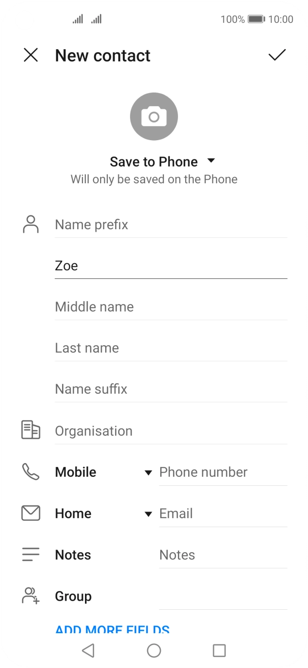 Press Last name and key in the required last name.