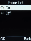Select On to turn on the function.