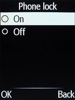 Select On to turn on the function. Select On to turn on the function.