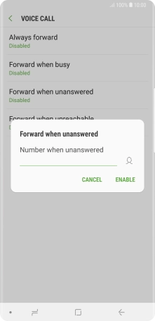 Key in 901 and press ENABLE.