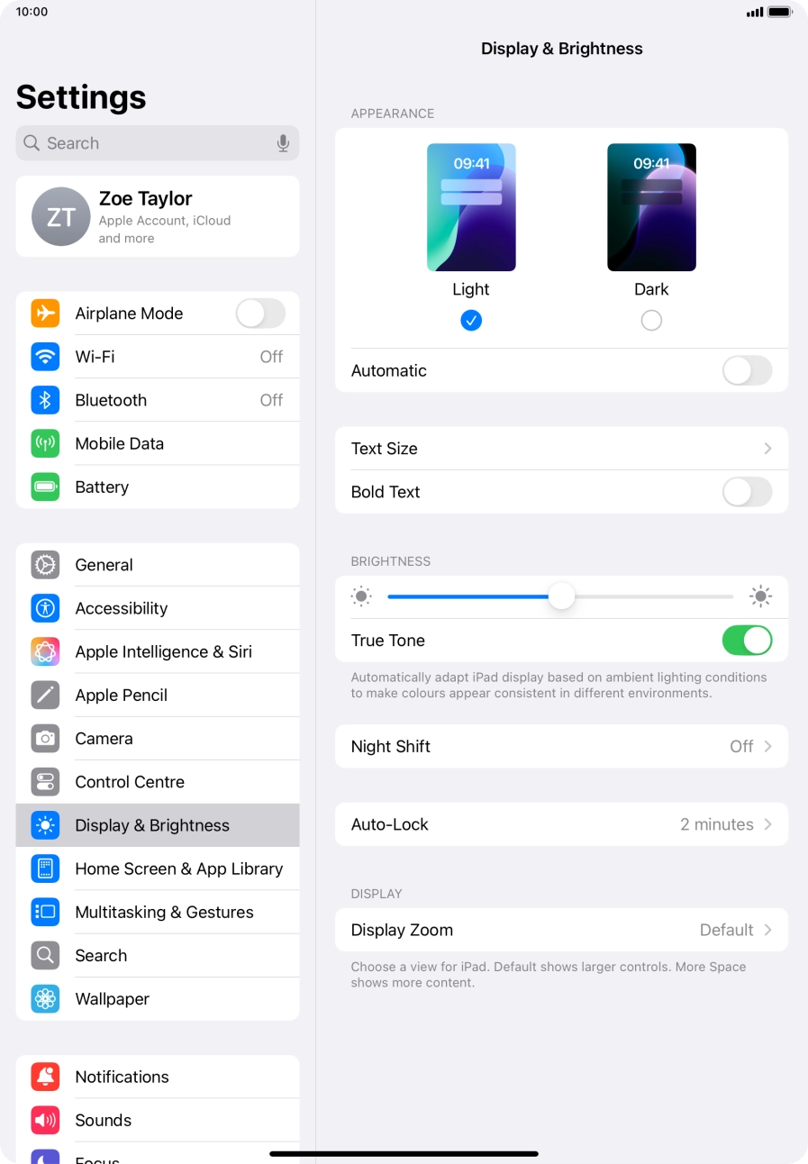 Press Dark. Press Dark.