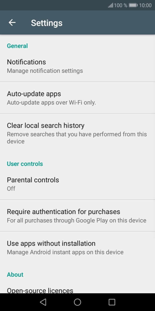 Press Auto-update apps. Press Auto-update apps.