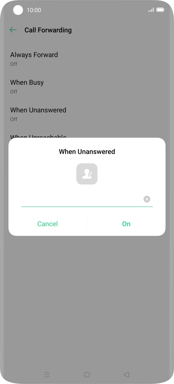 Key in 901 and press On. Key in 901 and press On.