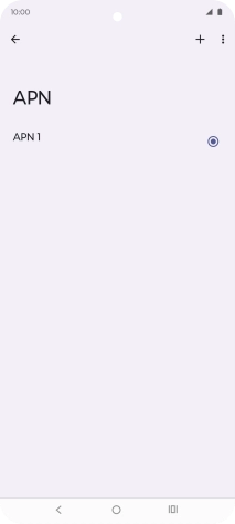 Prima o ícone para adicionar.