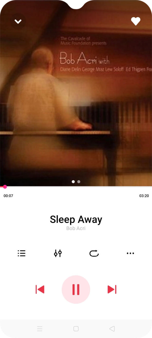 Press arrow right to go to the next audio file.
