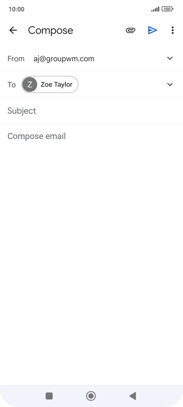 Press Subject and key in the required subject.