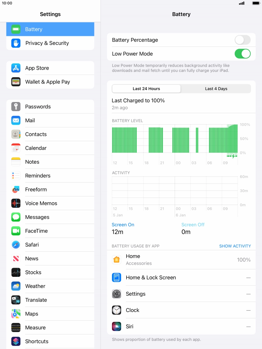 Press the Home key to return to the home screen.