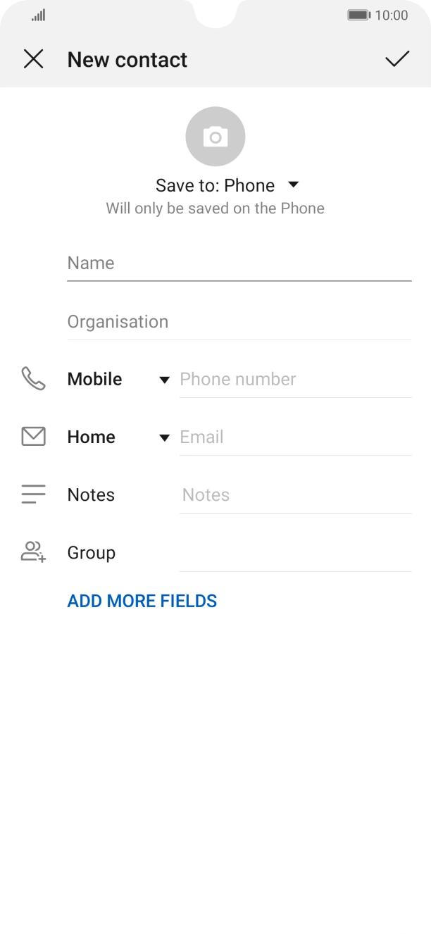 Press the address book drop down list.
