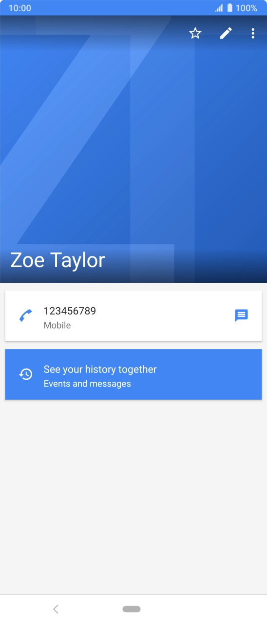Press the Home key to return to the home screen.