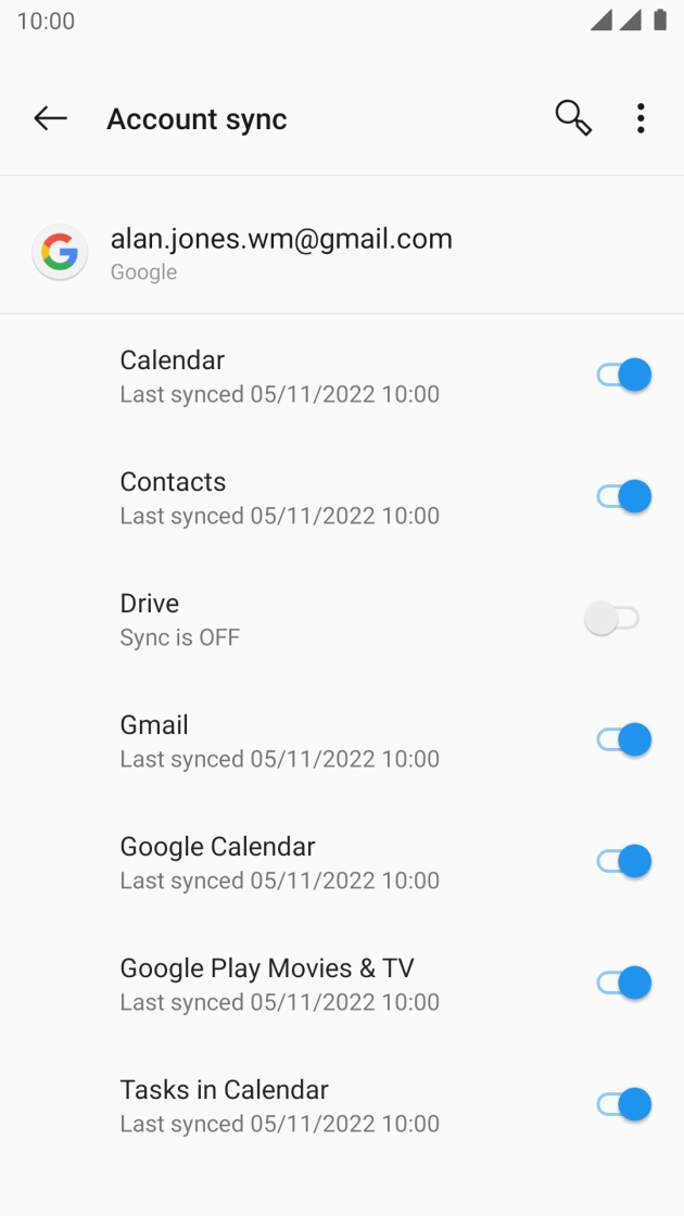 Press the Home key to return to the home screen.