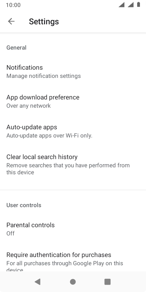 Press Auto-update apps. Press Auto-update apps.