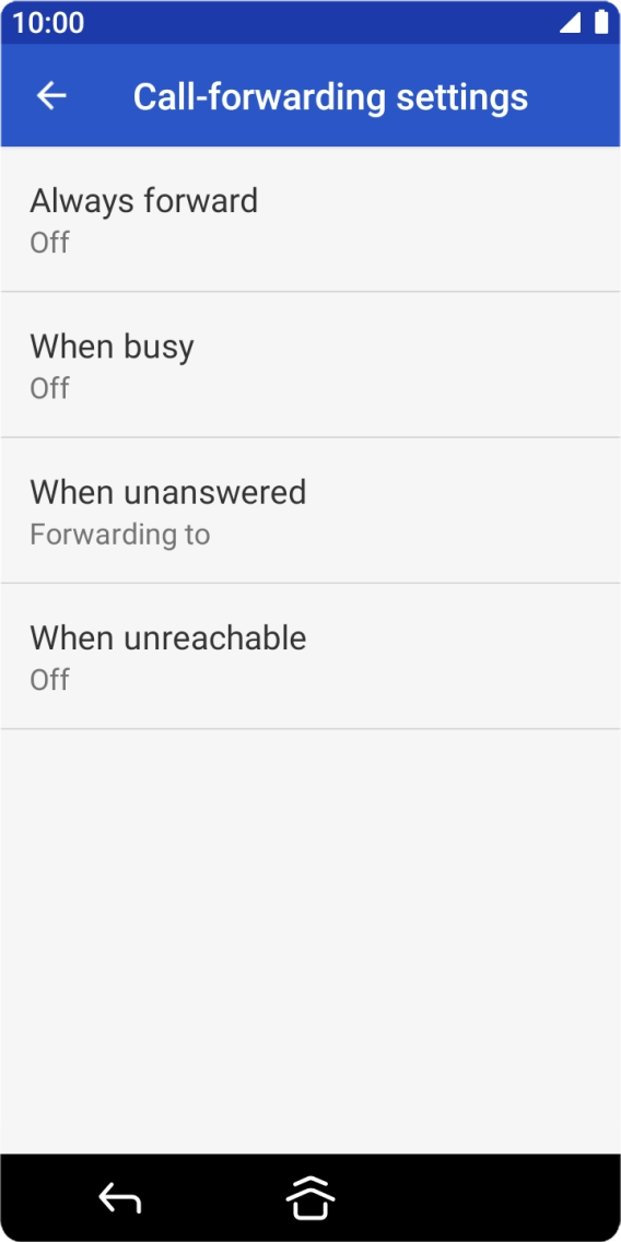 Press the Home key to return to the home screen. Press the Home key to return to the home screen.