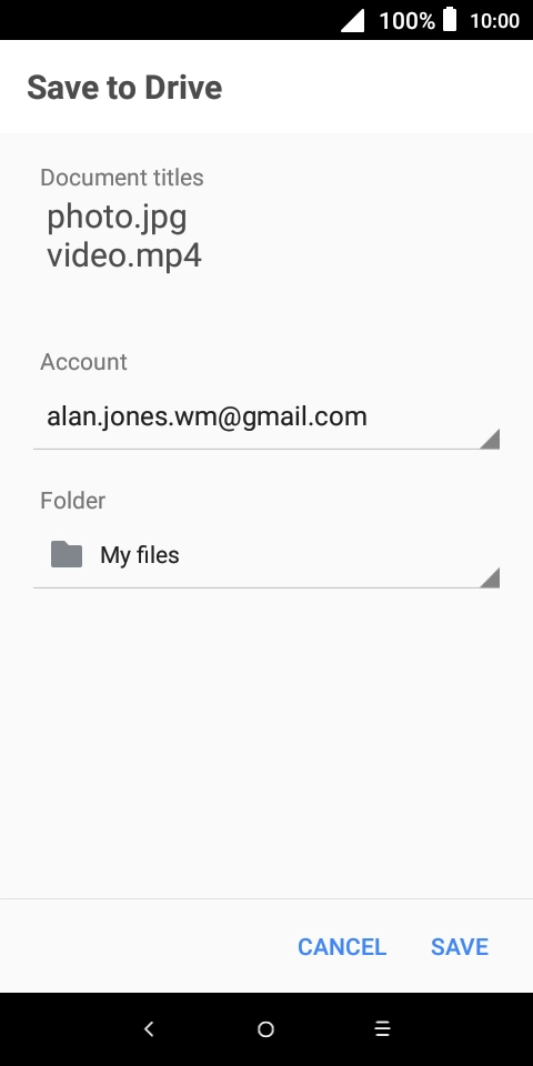 Press SAVE. Press SAVE.