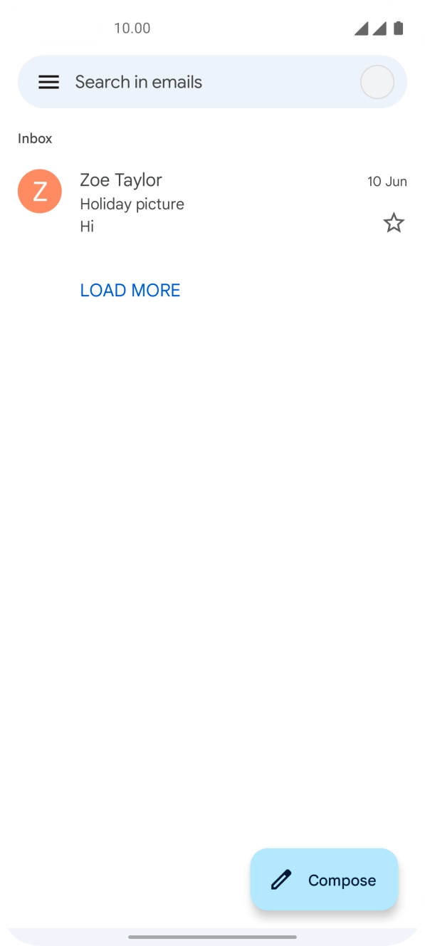 Press the profile icon.