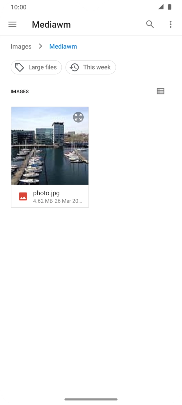Press the required picture. Press the required picture.